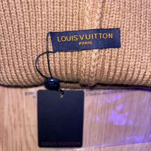 Louis Vuitton Tan Knit Hat - Picture 3 of 3